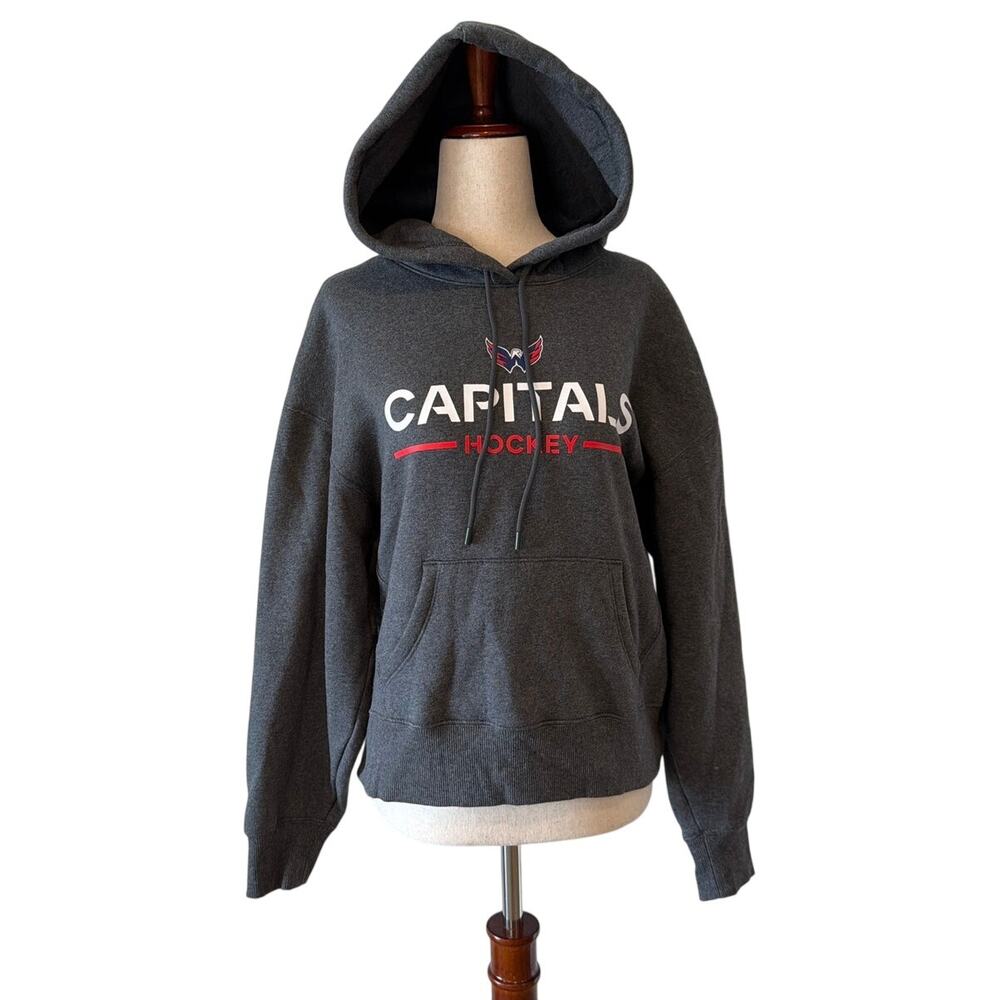 Fanatics Authentic Pro Washington Capitals Hockey Hoodie Women’s Small Gray NWT